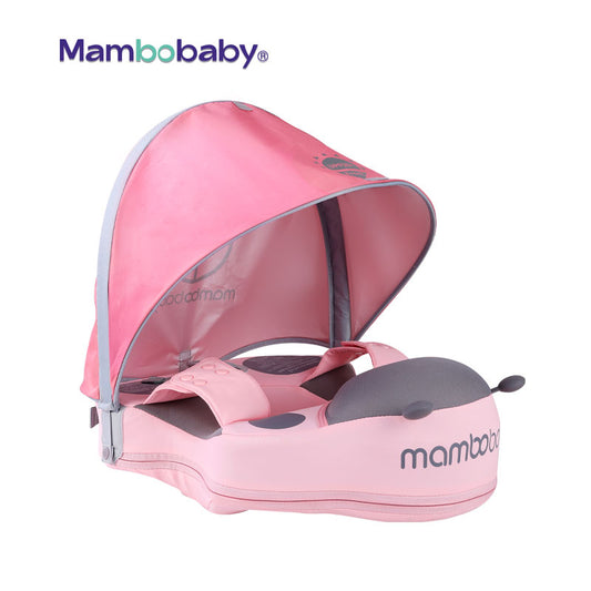 Mambobaby - Waist Baby Float With Canopy - Blue