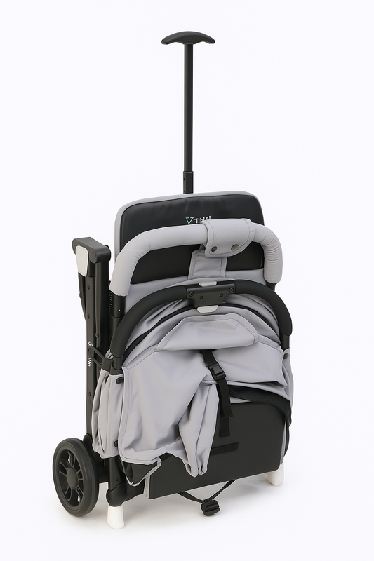 Miila Light Stroller Travel Lightweight Compact Light Grey