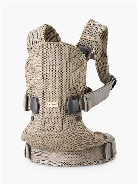 Babybjorn - Baby Carrier One - Air Mesh 3D - Gray Beige
