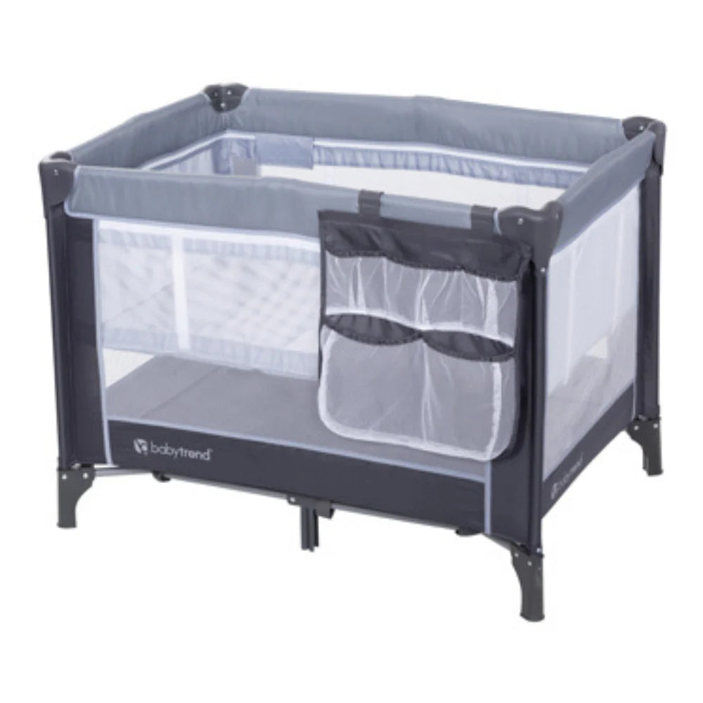 BabyTrend - Nursery Center Playard - Black Grey
