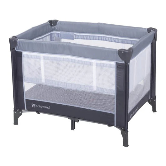 BabyTrend - Nursery Center Playard - Black Grey