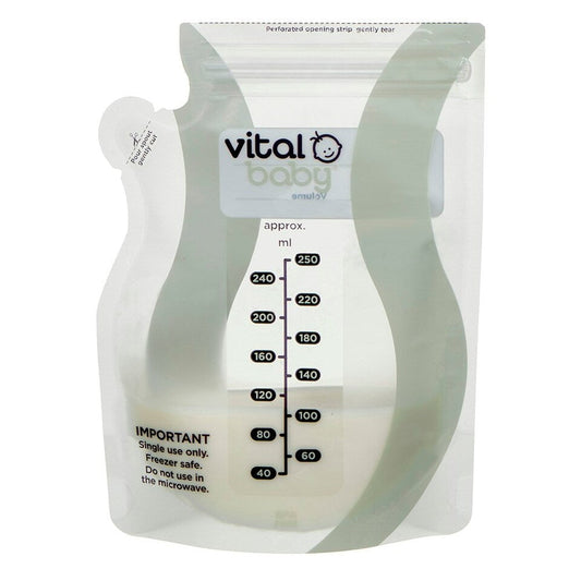 Vital Baby Nurture easy pour breast milk storage bags 30pk