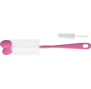 720/02 Brush for bottles and teats with mini brush&sponge tip