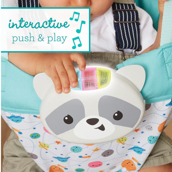 Infantino 2 in 1 Music & Lights Doorway Jumper Raccoon