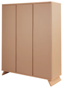 Faktum - Sienna Baby Wardrobe Modern Push - Open Children's Storage Cabinet - Cappucino