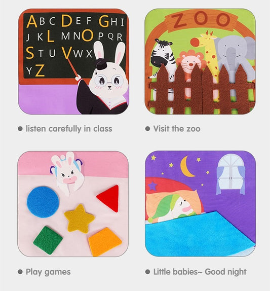 Tumama Kids - Quiet Cloth Book - Tumama Daily