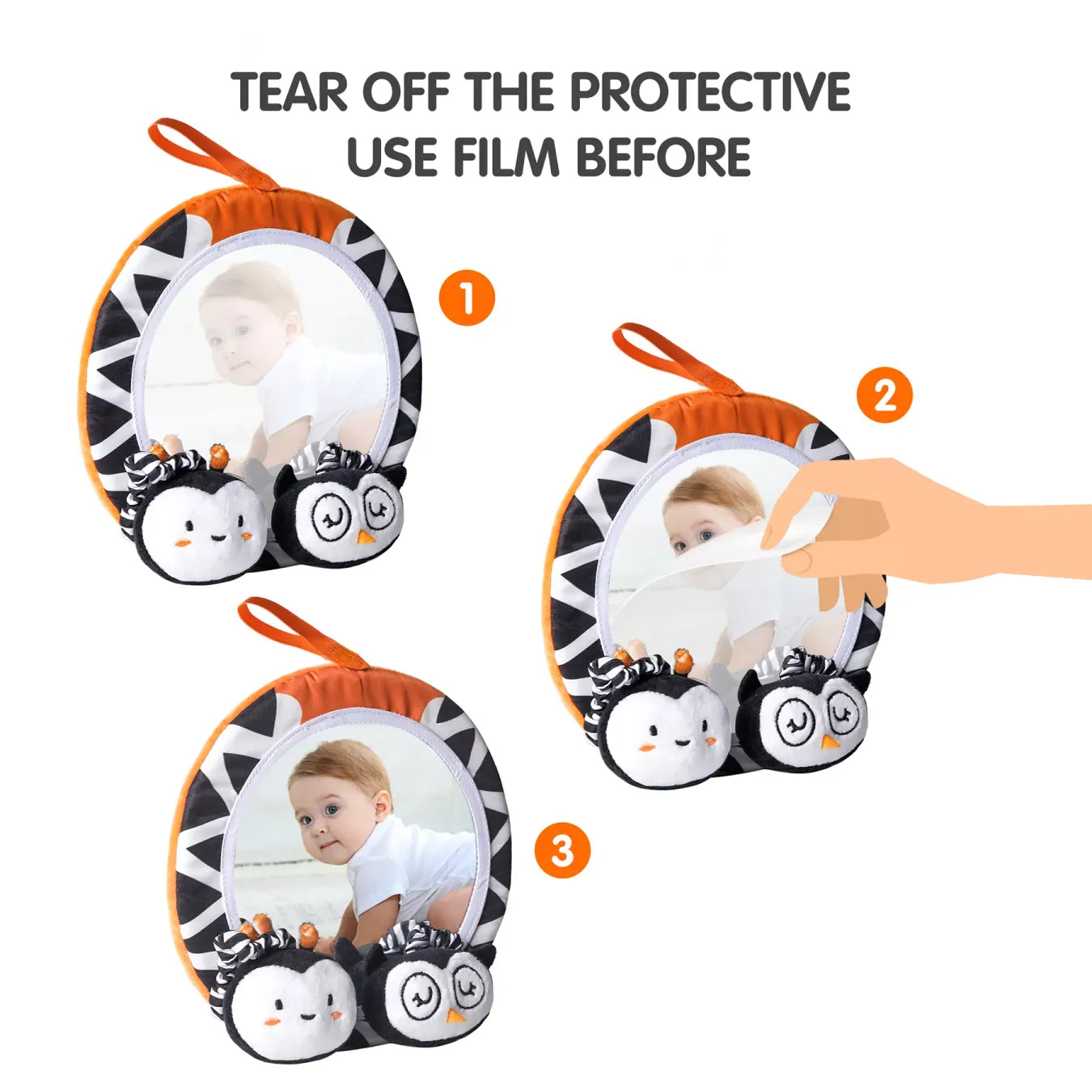 Tumama Kids - Mirror Set - Black&White - 4pcs - Newborn