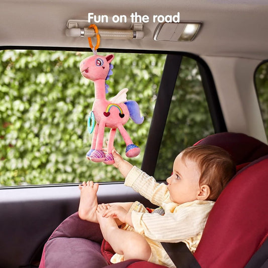 Tumama - Pink Horse Hanging Rattle
