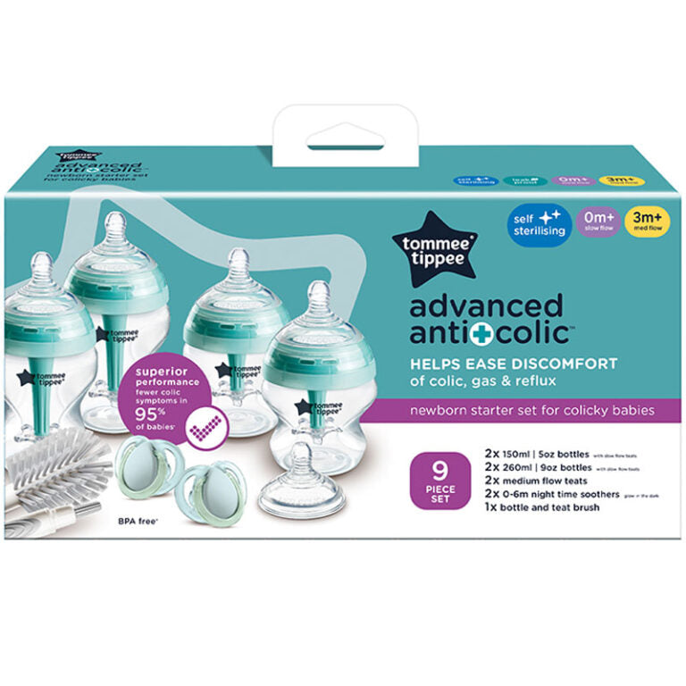 Tommee Tippee - Anticolic Bottles - Kit Clear