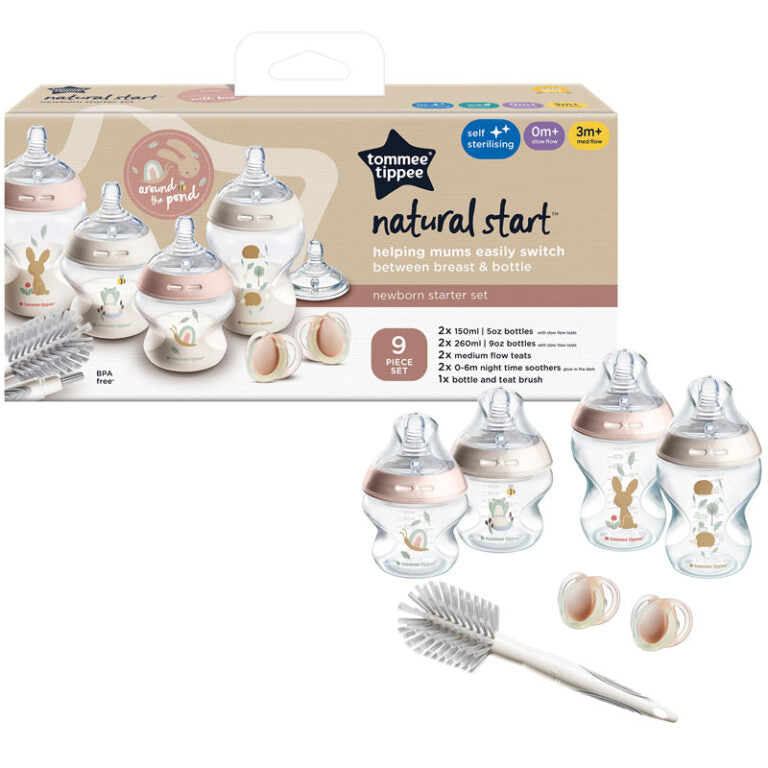 Tommee Tippee - Newborn Starter Set - Pink