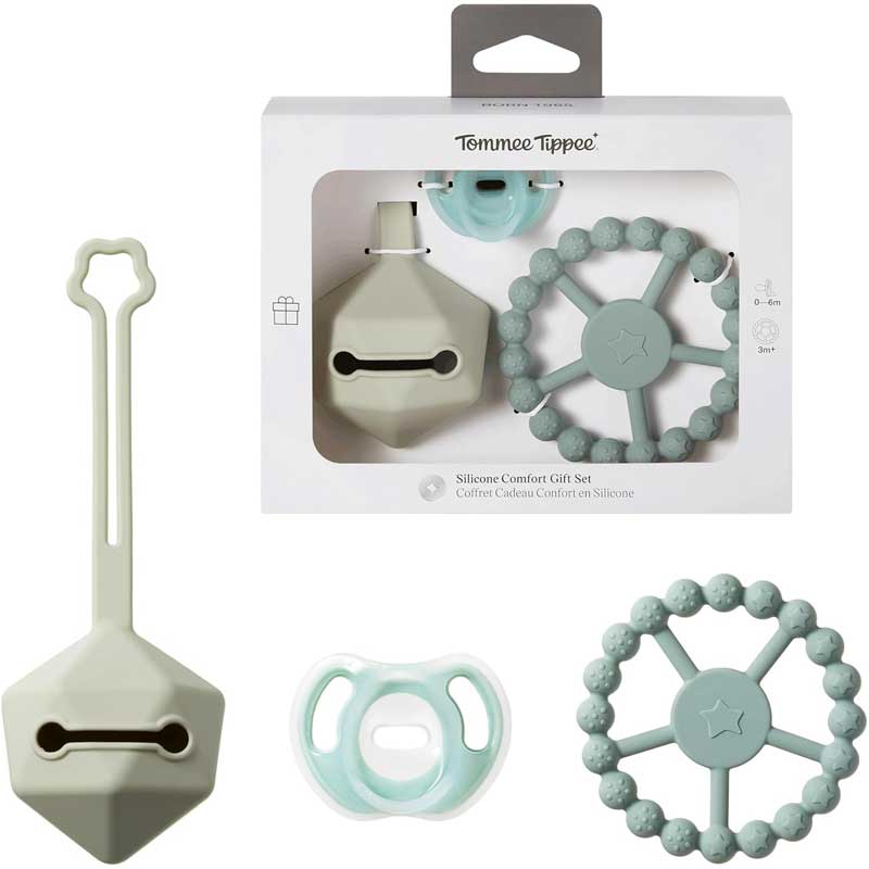 Tommee Tippee - Silicone Soother Gift Set - Green