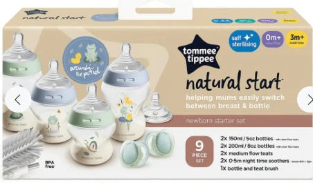 Tommee Tippee - Newborn Starter Set - Blue&Green