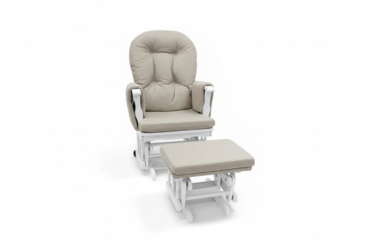Miila - Canvas Nursering Chair - Chair Rocker Set