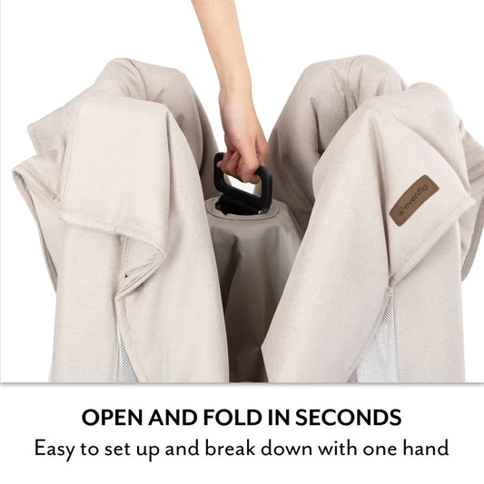Evenflo - Eris One-Hand Playard - Bassinet And Sensor Soothe Technology