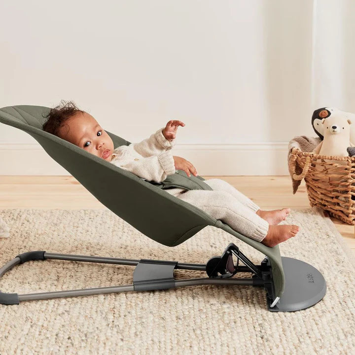 Babybjorn - Bliss Woven Bouncer - Dark Green