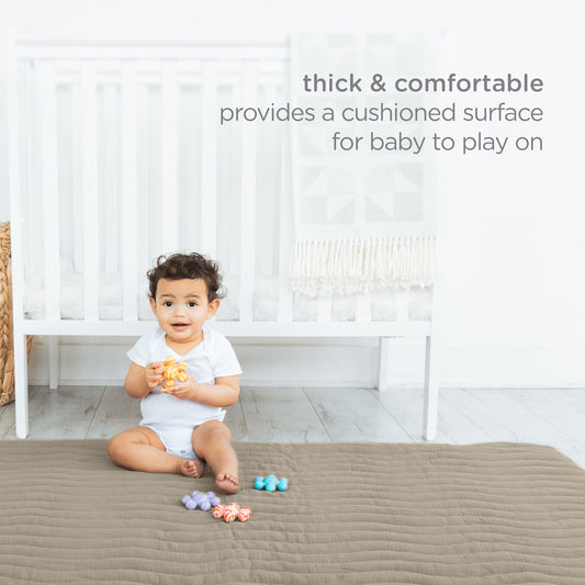 Ubbi - Floor Mat & Cover - Taupe