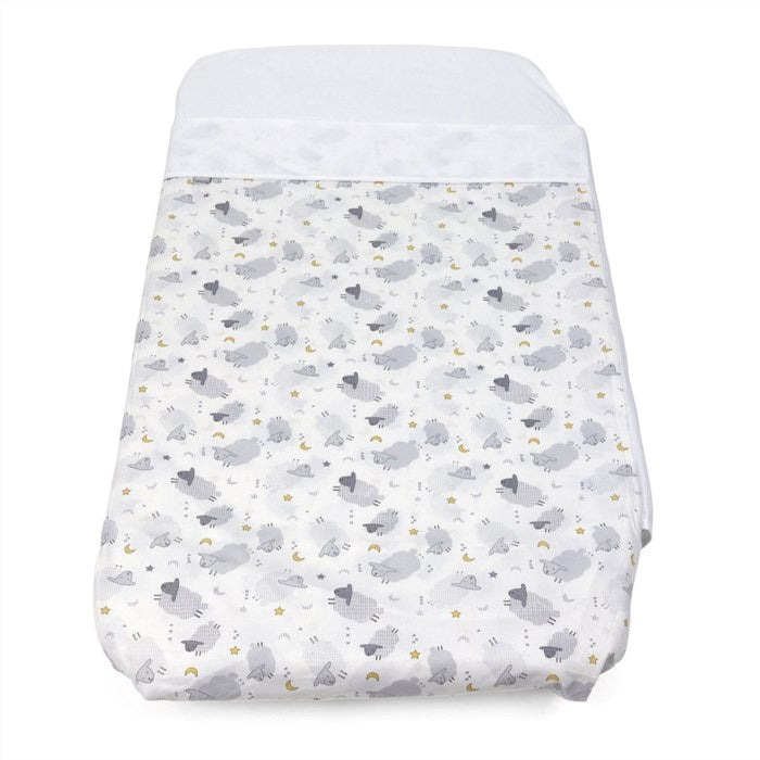 Chicco - Crib Set 2 Pieces - Next To Me - Forever Grey Sheep