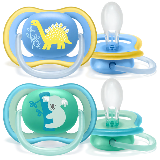 AVENT 2 DECO ULTRA SOFT SOOTHERS 18M+ -MIX