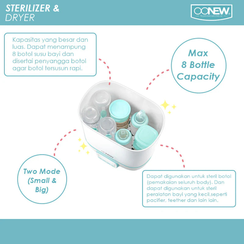 Oonew - Steam Sterilizer And Dryer - Multifunctional Bottle Care
