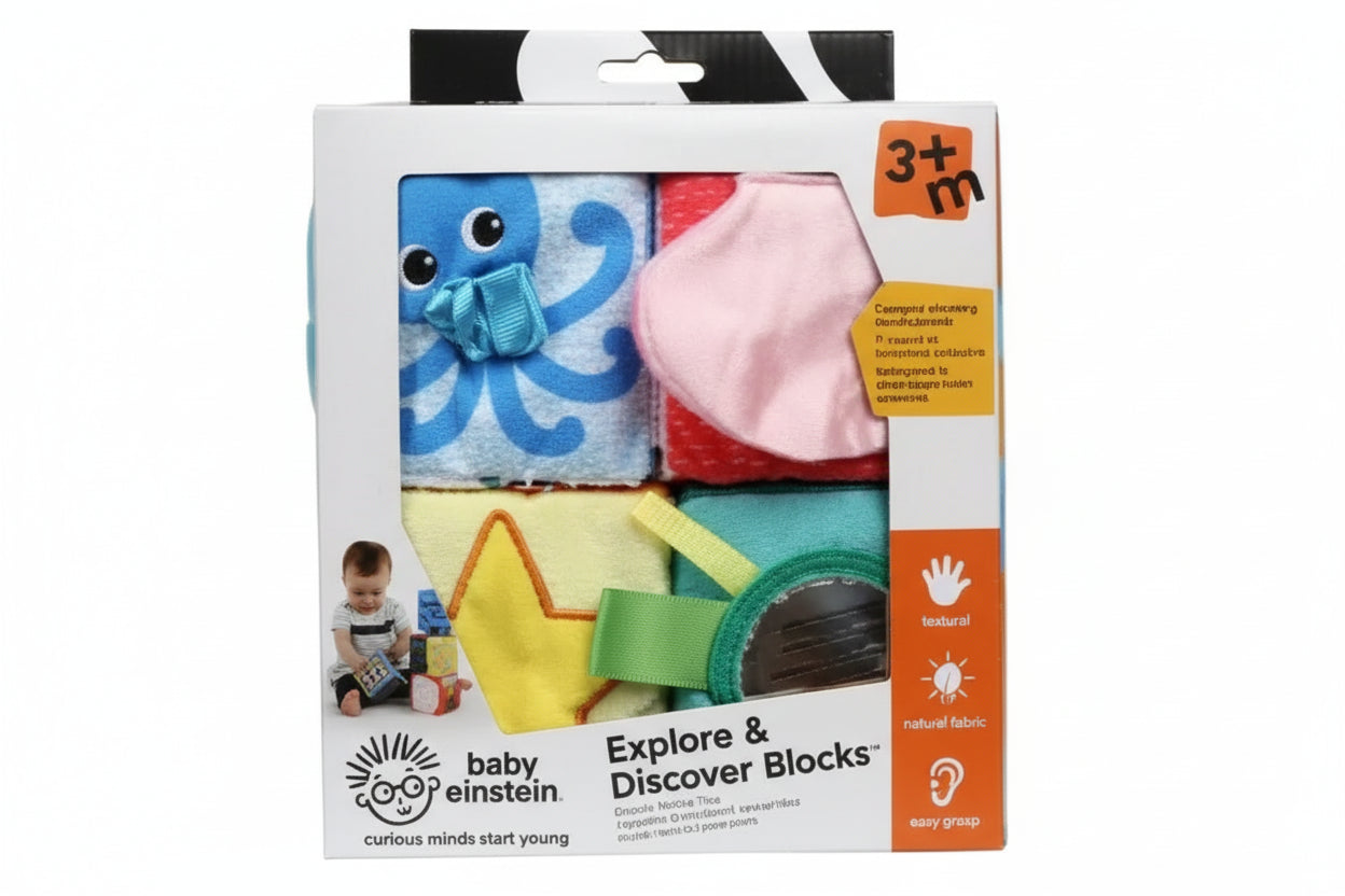 BE EXPLORE N DISCOVER SOFT BLOCK TOYS