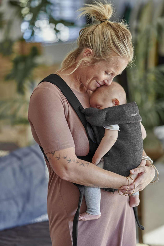 Babybyjorn - Baby Carrier Mini 3D Jersey - Charcolgrey