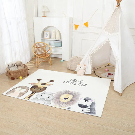Baby Cashmere Rug 120x160 Safari Animal Nursery Décor