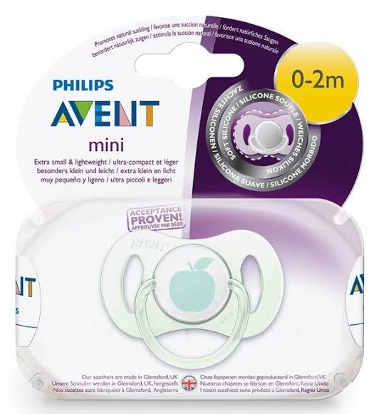 Avent - 1 Mini Orthodontic Soother 0-2m