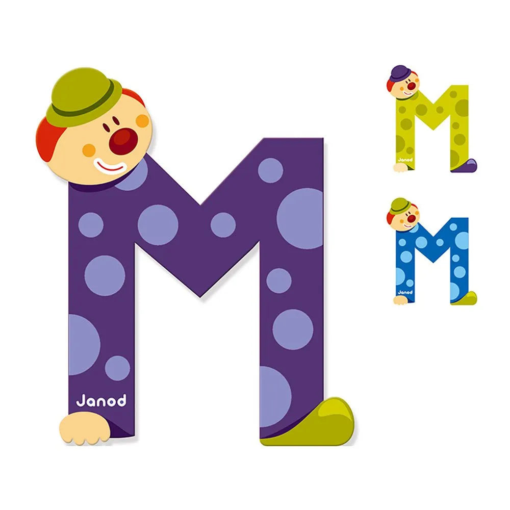 Janod Clown Letter M