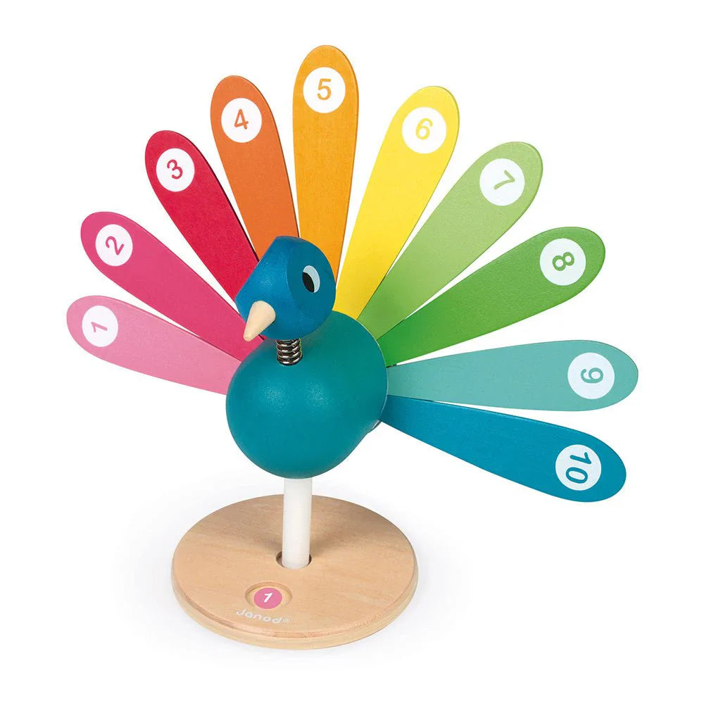 Janod I’m Learning How to Count–Peacock