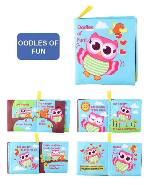 Tumama Kids - Stories Crinkle Book - Soft Cloth Book - Crab