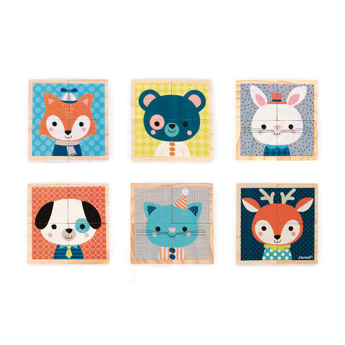 Janod My First Blocks Forest Portraits