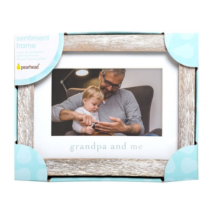 Pearhead - Grandpa and Me - Sentiment Frame Rustic