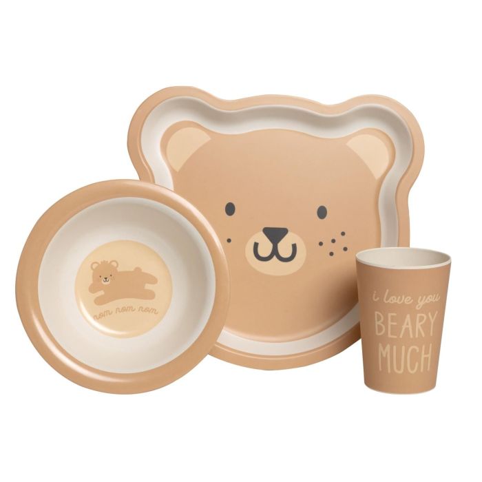 Pearhad - Bamboo Feeding Set - Bear