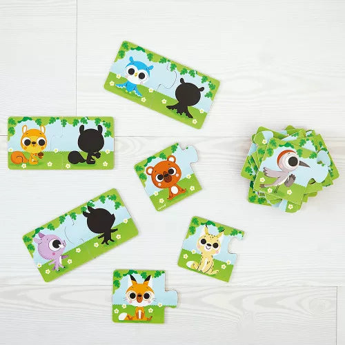 Janod - Puzzles Animals And Their Shadows
