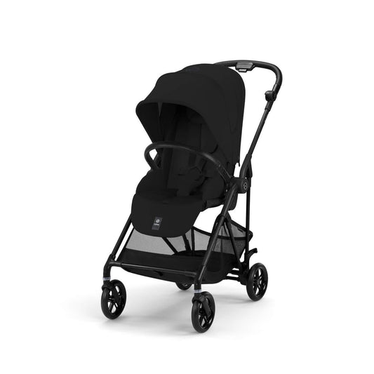 Cybex Melio Carbon B/Magic Black + Cloud-G car seat (Base G & Adapters are optional)