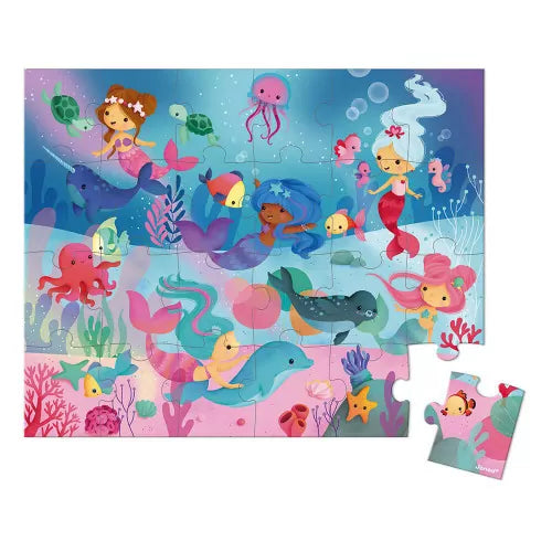 Janod - Puzzle Mermaids - 24pcs