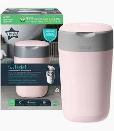Tommee Tippee - Twist & Click - Pink Tub - UK AL -(741118)