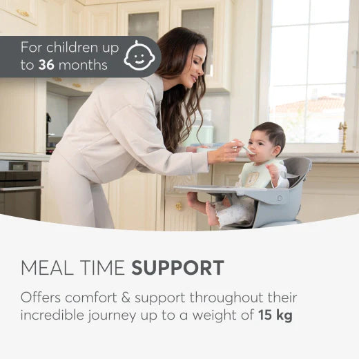 Highchair 6in1 Woody Grey 2024