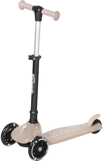 Q Play - Sparkling Led Flashing Wheels - Child Scooter Green