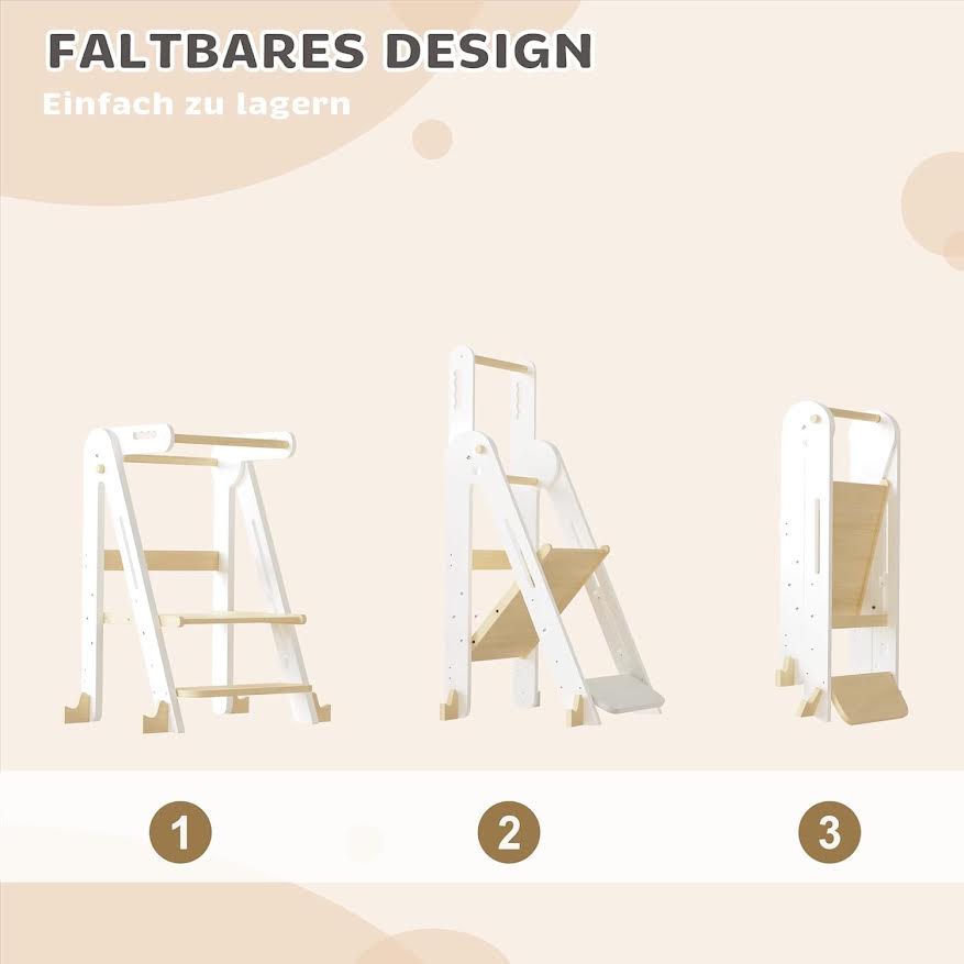 Foldable & Adjustable Learning Tower