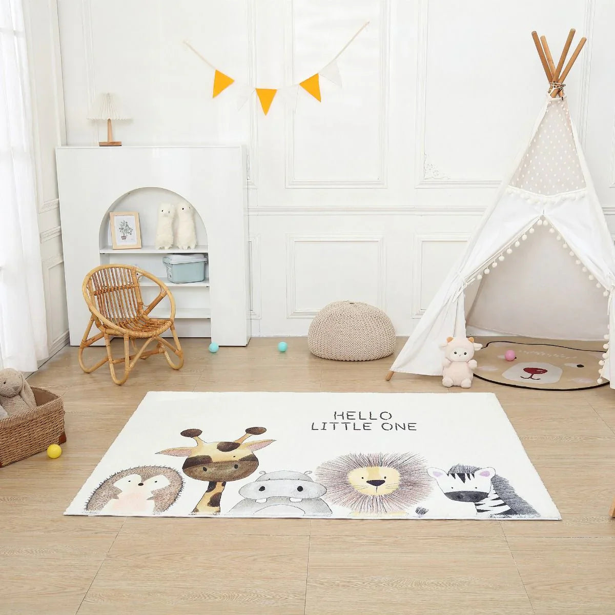 Baby Cashmere Rug 120x160 Safari Animal Nursery Décor