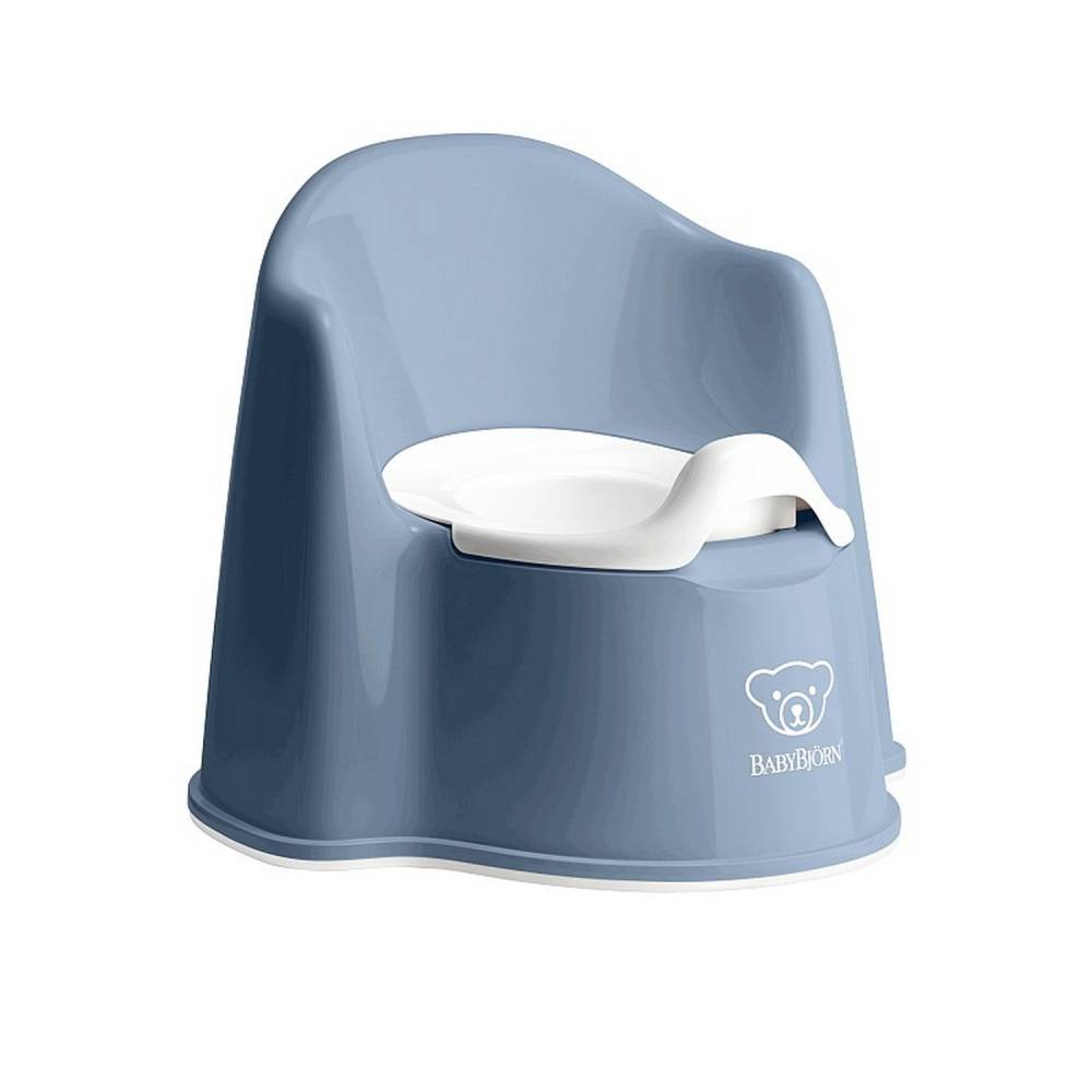 Babybjorn - Potty Chair - Deep Blue&White