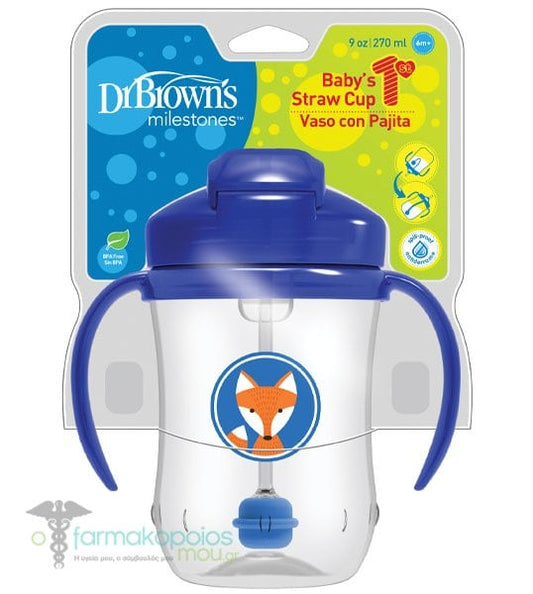 Baby’s First Straw Cup 270ML 6m+ , Blue