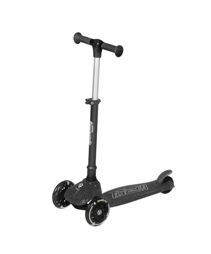 Q Play - Sparkling Led Flashing Wheels - Child Scooter Green