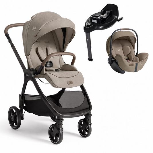 Joie - Valora Signature 3in1 Set - ( I-Gemm Car Seat Wirh Base Encore ) - Sandstone