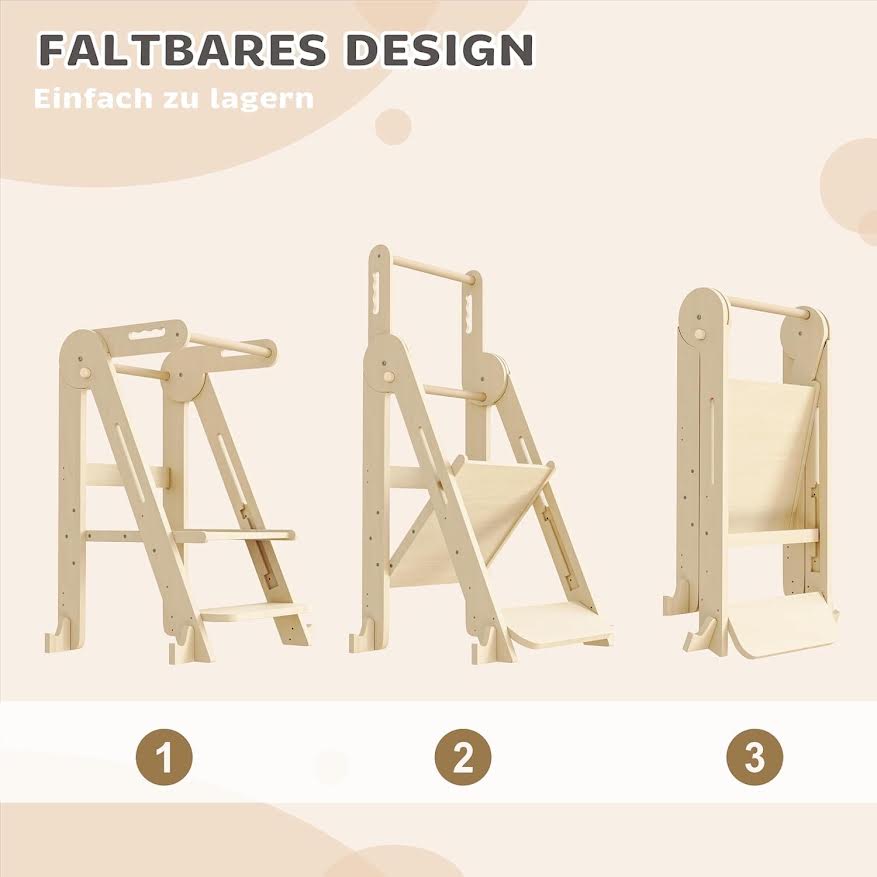 Foldable & Adjustable Learning Tower