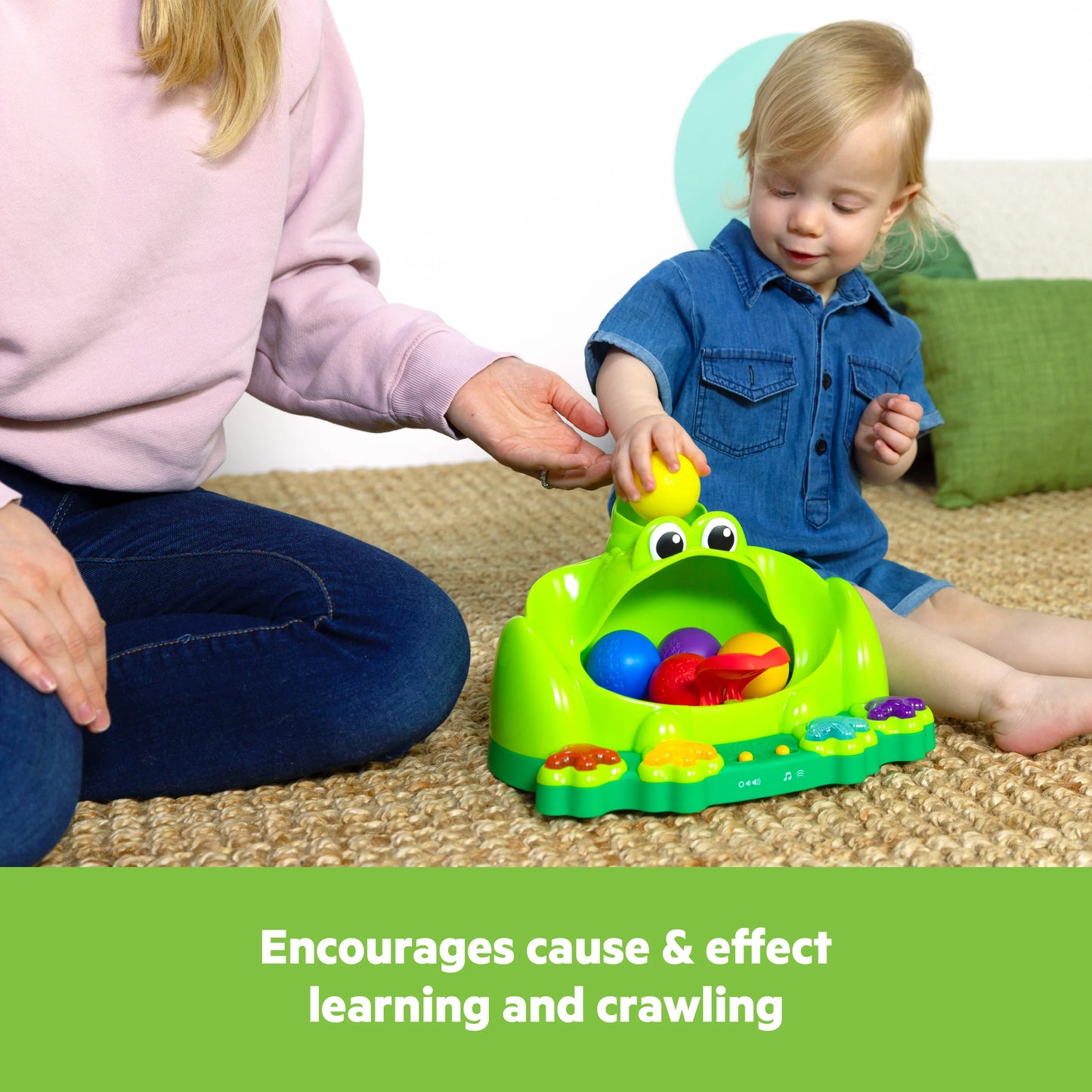Kids2 - Bs Hab Poppin Frog Ball - Play