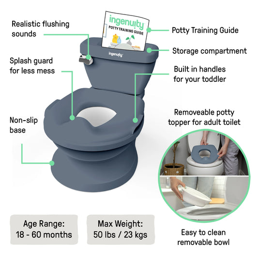 Kids2 - Ingenuity My Size Potty Pro - Blue