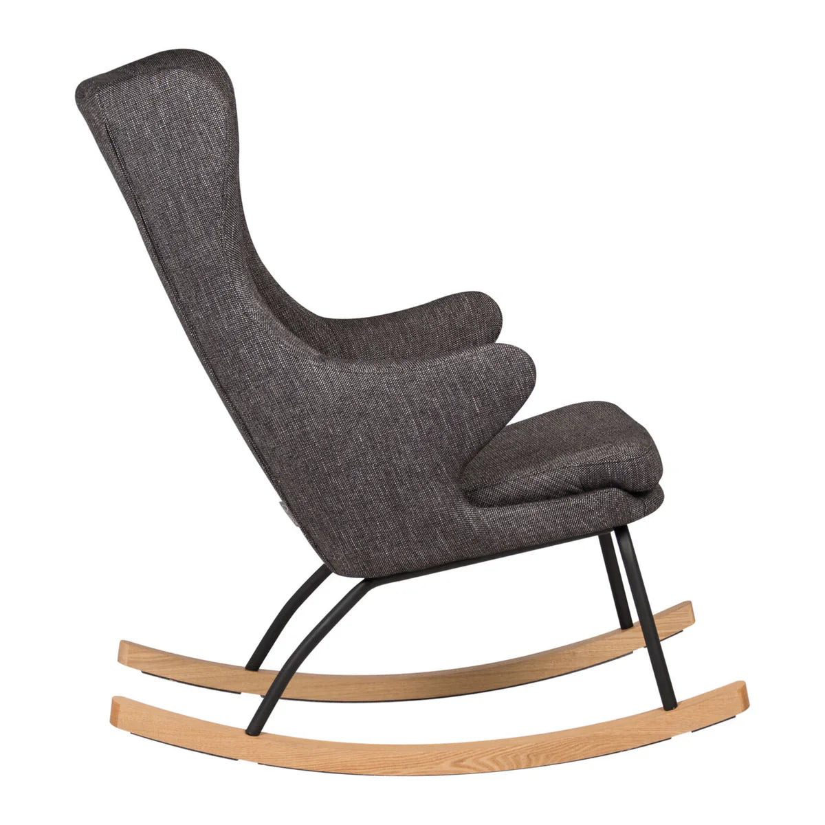 Quax Rocking Adult Chair De Luxe Black Nursing Chair