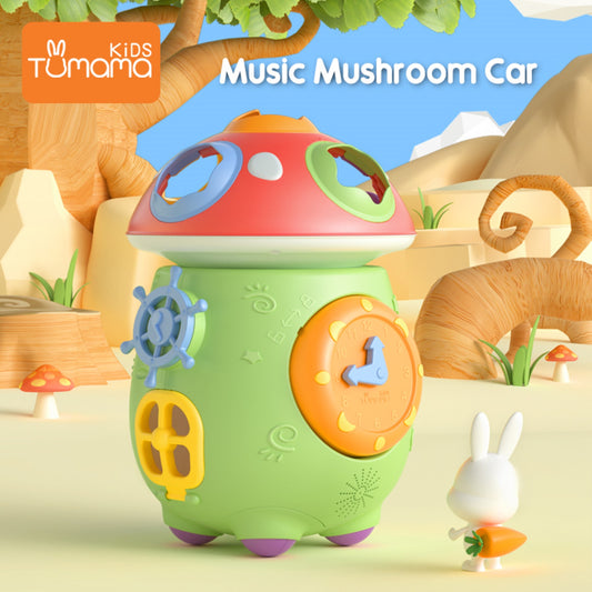 Tumama Kids - Mushroom Car - Shape Sorting